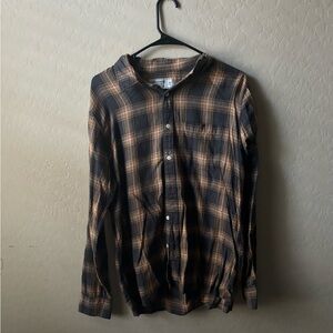 Abercrombie & Fitch Brown Plaid